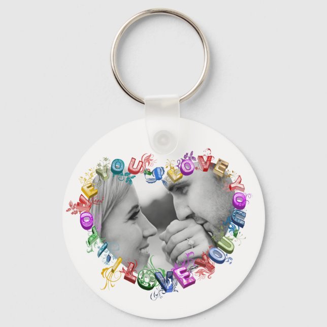 I LOVE YOU KEY RING (Front)