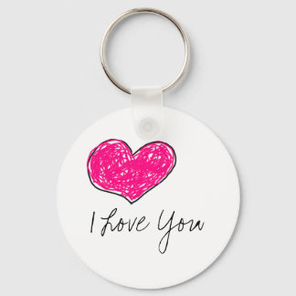 I Love You Key Ring