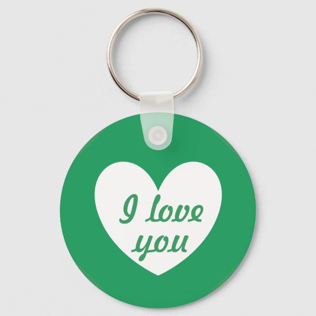 "I love you" Key Ring (Front)