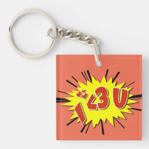 I love you key ring
