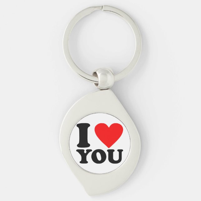 I Love You Key Ring (Front)