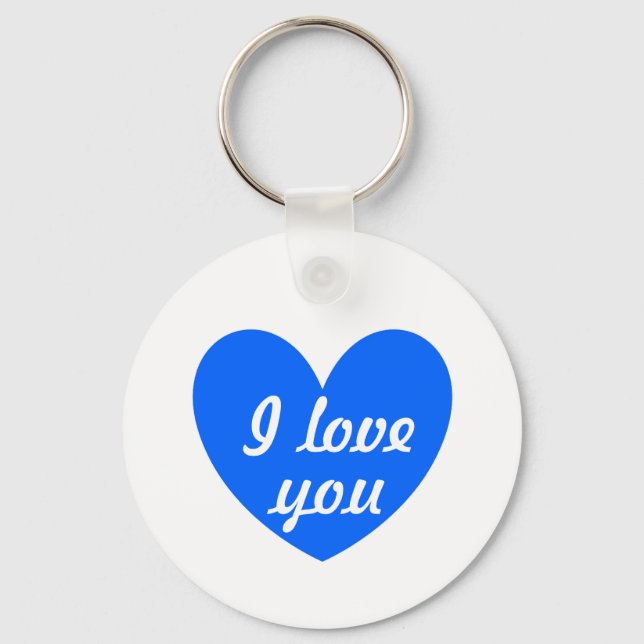 "I love you" Key Ring (Front)