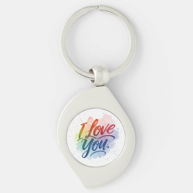 I Love You  Key Ring (Front)