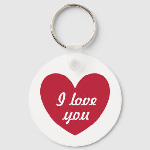 "I love you" Key Ring