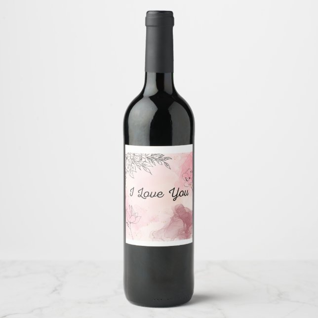 I love you label (Front)