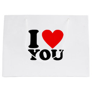 I Love You Large Gift Bag