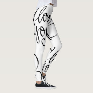 **I LOVE YOU** LEGGINGS