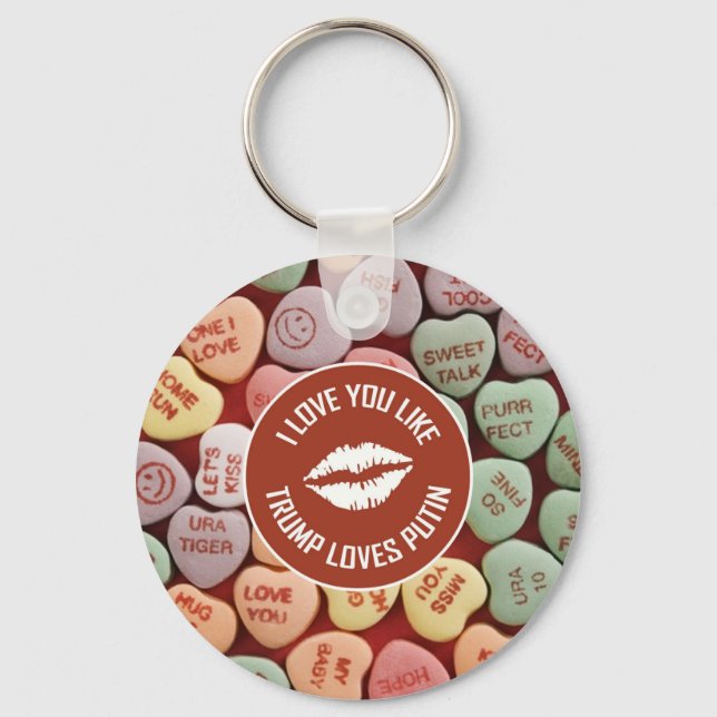 I LOVE YOU LIKE... KEY RING (Front)
