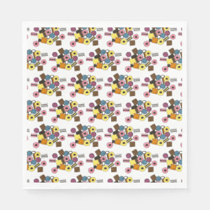 I Love You Liquorice Allsorts Valentine's Day Cand Napkin