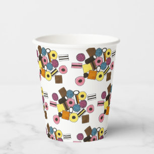 I Love You Liquorice Allsorts Valentine's Day Cand Paper Cups