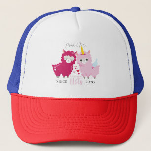 I Love You Llots Llama Customized Gift Him Her    Trucker Hat