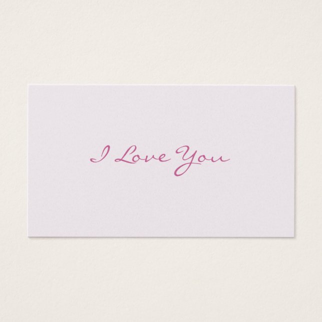 I Love You Love Notes (Front)