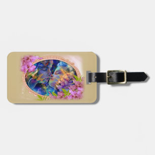 I love you luggage tag