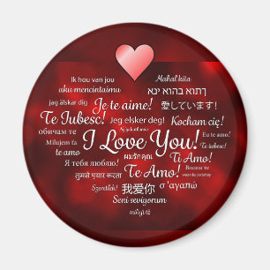 I love you magnet