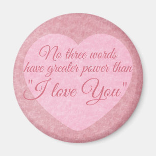 “I LOVE YOU” magnet