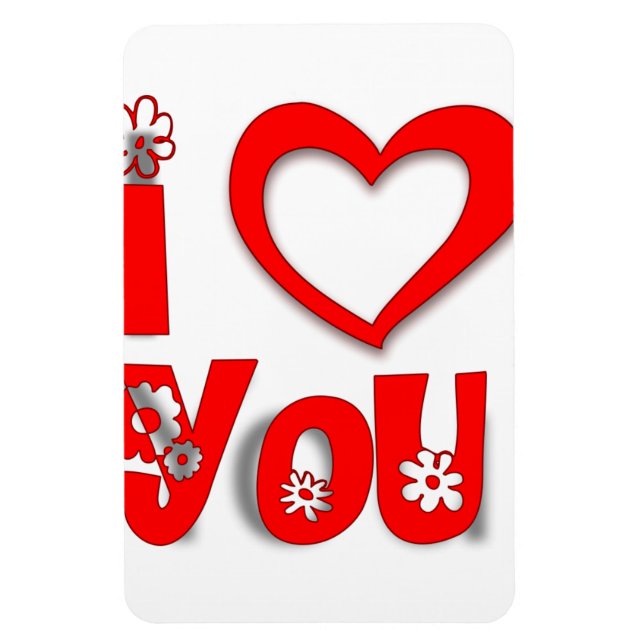 I Love You Magnet (Vertical)