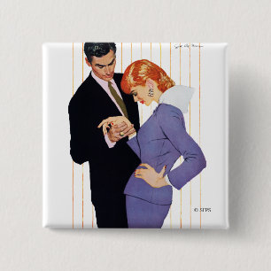 I Love You, Mama Girl 15 Cm Square Badge