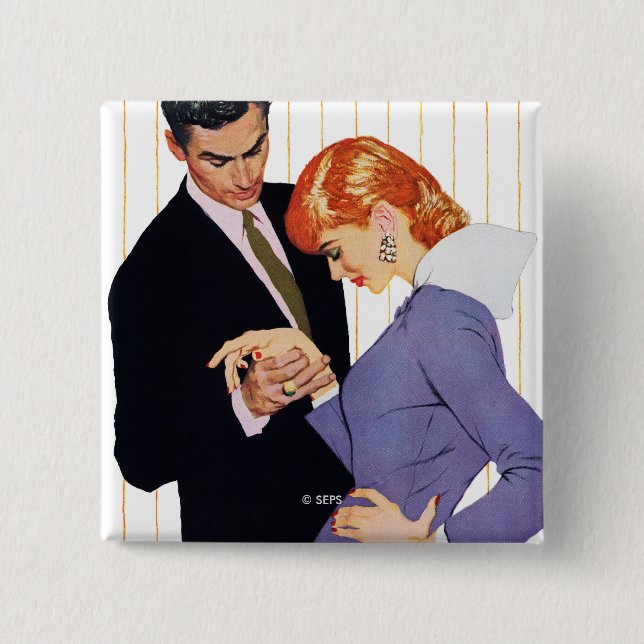 I Love You, Mama Girl 2 15 Cm Square Badge (Front)