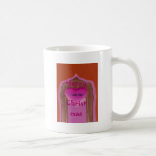 I love You Merry Christmas Heart Coffee Mug