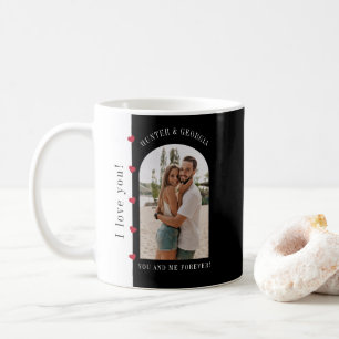 I love you! modern stylish valentines  photo coffee mug