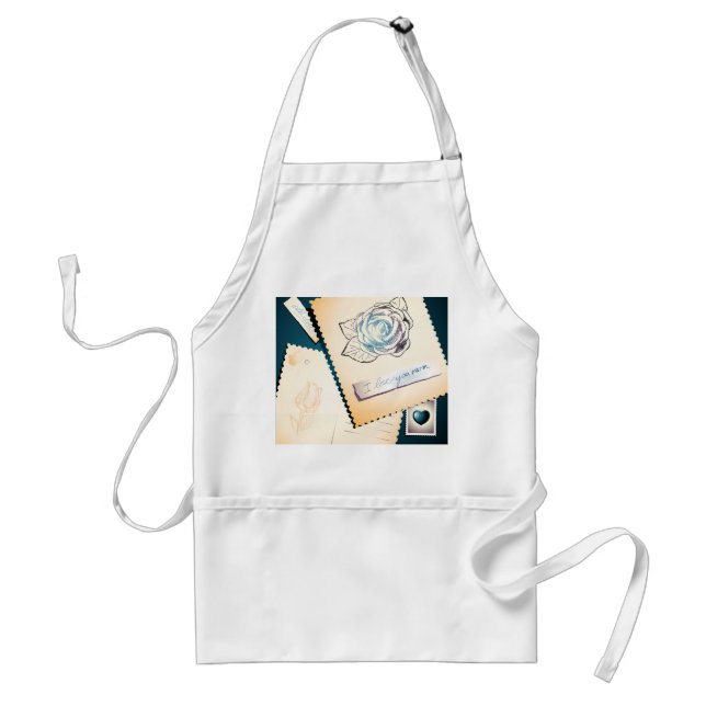 I love you mom, apron (Front)