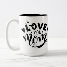 I Love You Mom Autism Awareness Coffee Mug 