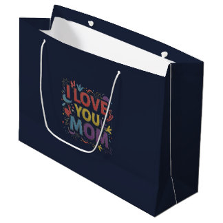 I Love You Mom / Bolsa de Regalo Large Gift Bag
