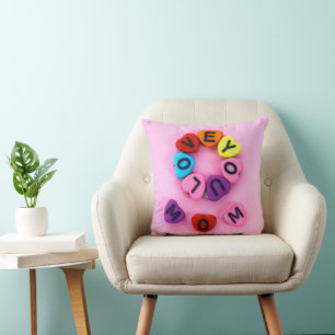 I love you mom cushion