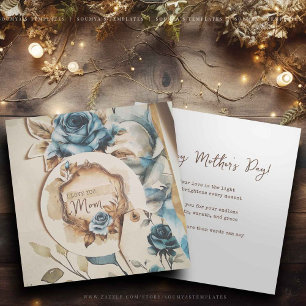 I Love You Mom Customisable Name Holiday Card