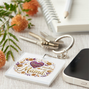 I love you, mom key ring