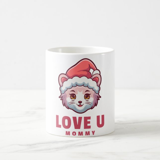 I love you mommy cat coffee mug (Center)