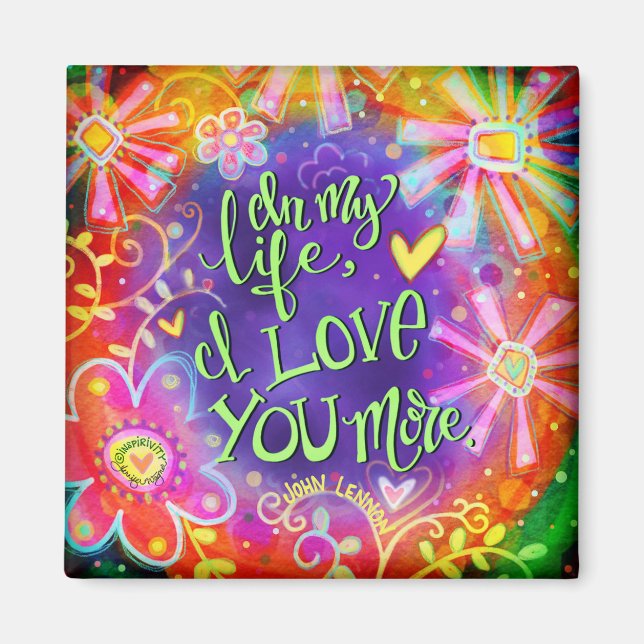 “I Love You More“ Inspirivity Magnet (Front)