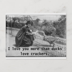I Love You More Postcard