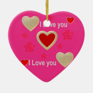 I love you ...more than any words can say. ceramic tree decoration