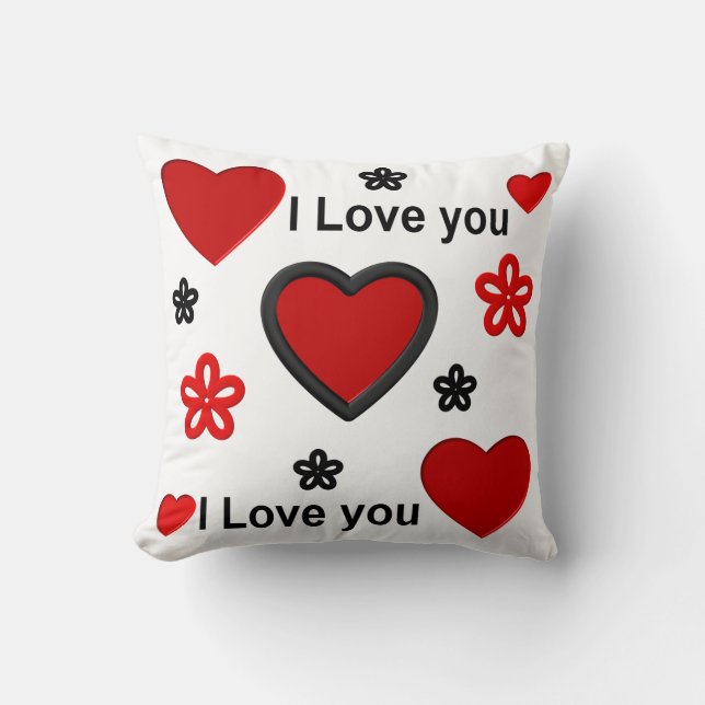 I love you ...more than any words can say. cushion (Front)