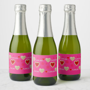 I love you ...more than any words can say. sparkling wine label
