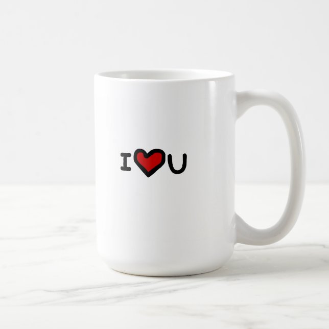 "I love you more than beer" Coffee Mug (Right)