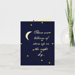 I Love You More Than Billions of Stars Card