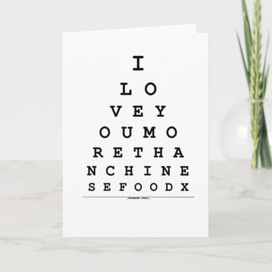 I Love You More Than Chinese Food Card Zazzle Co Uk