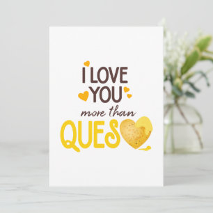 I Love You More Than Queso Holiday Card