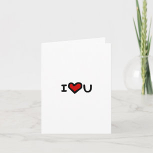 I love you MORE than tea. Card