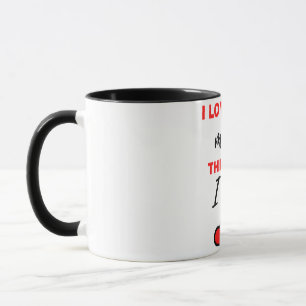 I Love You More! The End. I Win! Black Mug