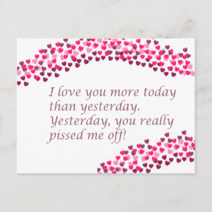 I Love You More Today Postcard