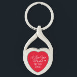 I Love You Mostest The End I Win Husband Wife fun Key Ring<br><div class="desc">"I Love You Mostest. The End. I Win." Whoever gets this keychain wins and ends the argument of who loves who the most. Be the first one to get it.</div>