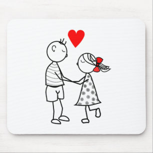 I LOVE YOU MOUSE MAT