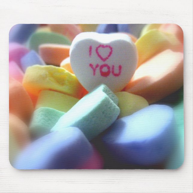I Love You Mouse Mat (Front)