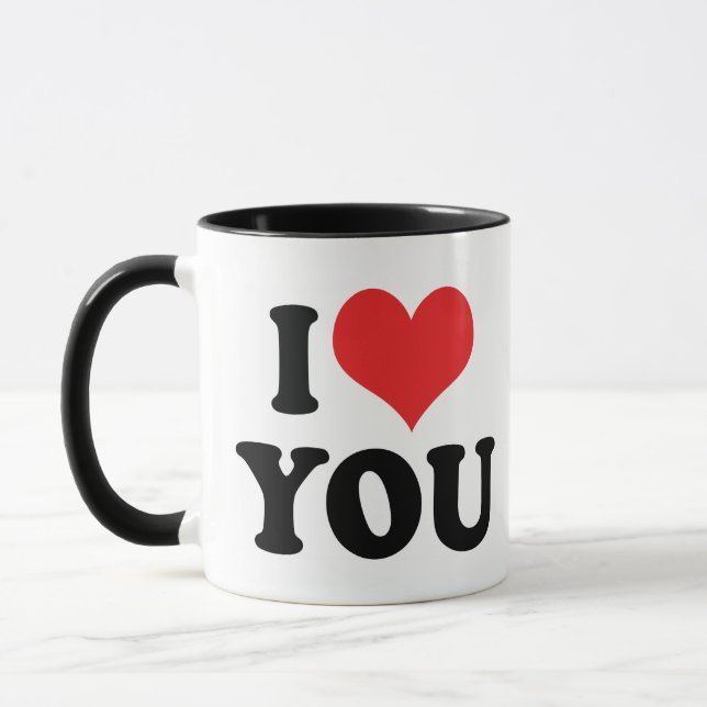 I Love You Mug (Left)