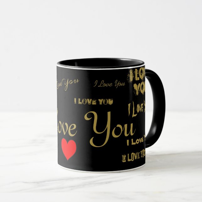 I Love You  Mug (Front Right)