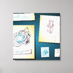 I love you mum, canvas print