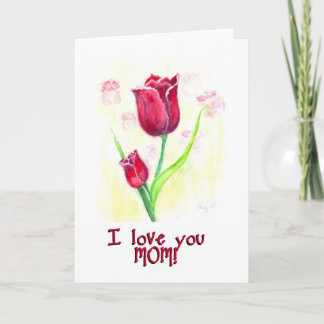 I love you mum card
